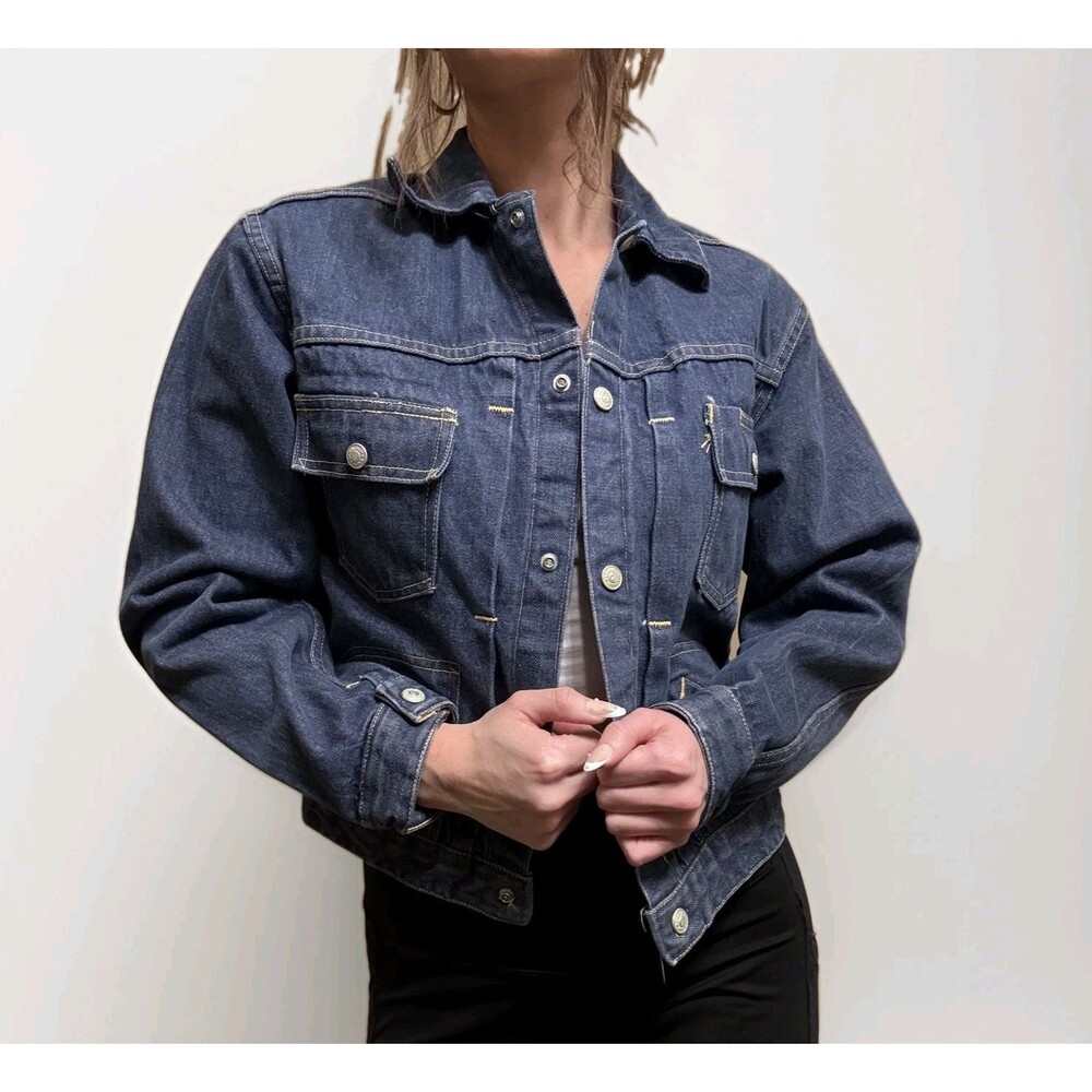Vintage 1970's Ranchcraft Penn-Prest Denim Biker Jacket Women’s Small